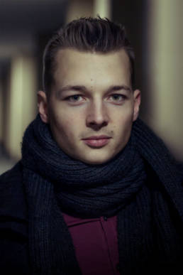 Fashion Fotografie, Portrait in Jena mit einem Mann